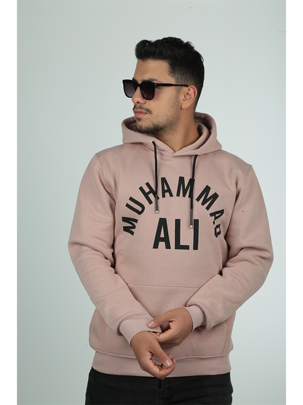 Miron Pembe Muhammadali Baskılı Sweatshirt Regular Fit-Pembe