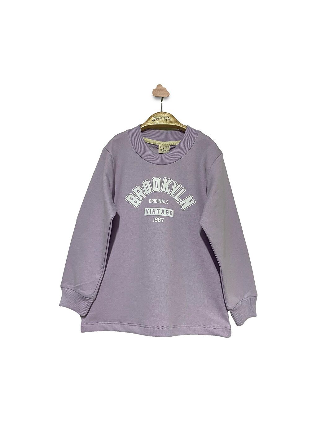 Yami Mia Lila Baskılı Sweatshirt - 1