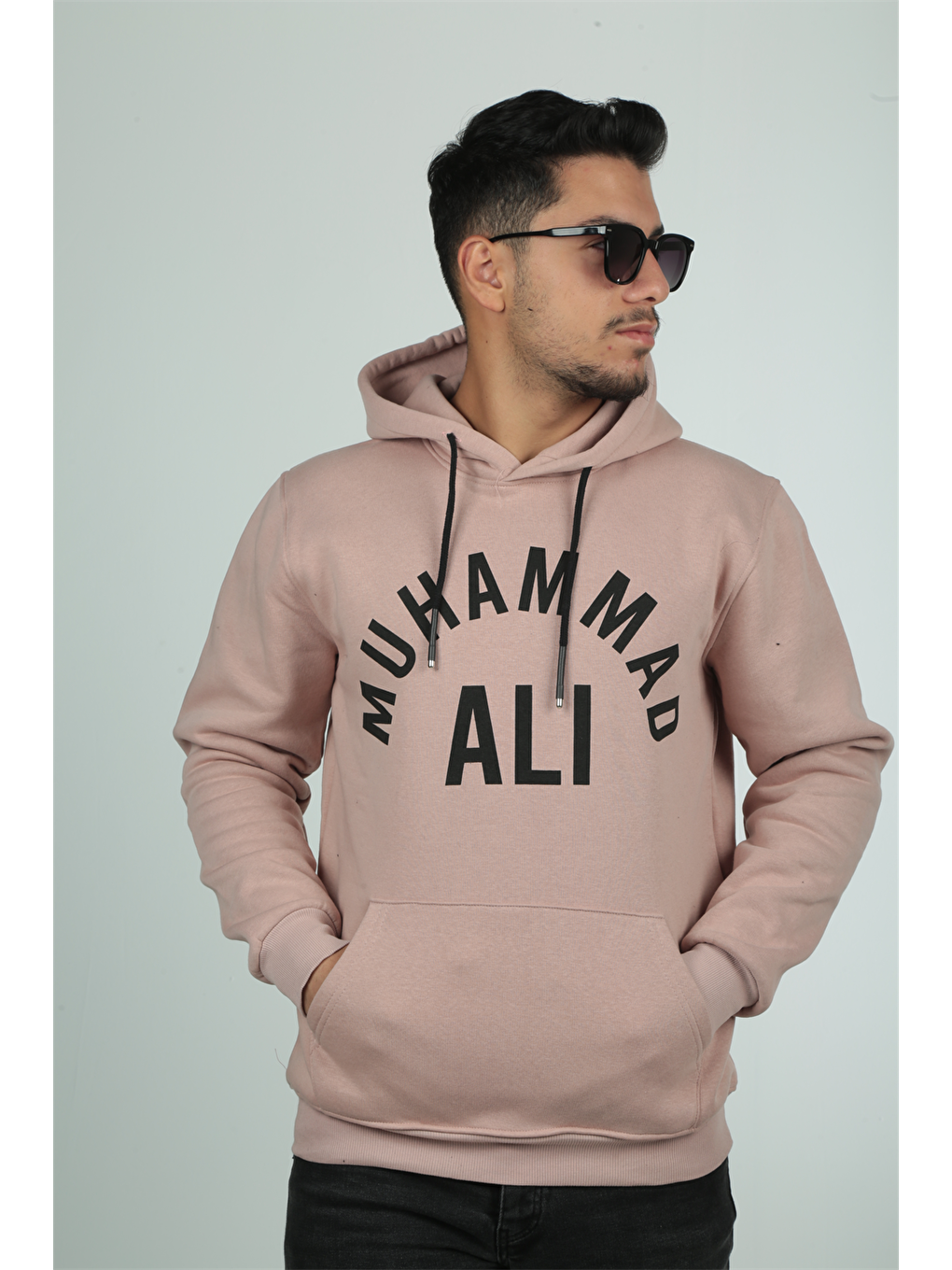 Miron Pembe Muhammadali Baskılı Sweatshirt Regular Fit-Pembe - 2