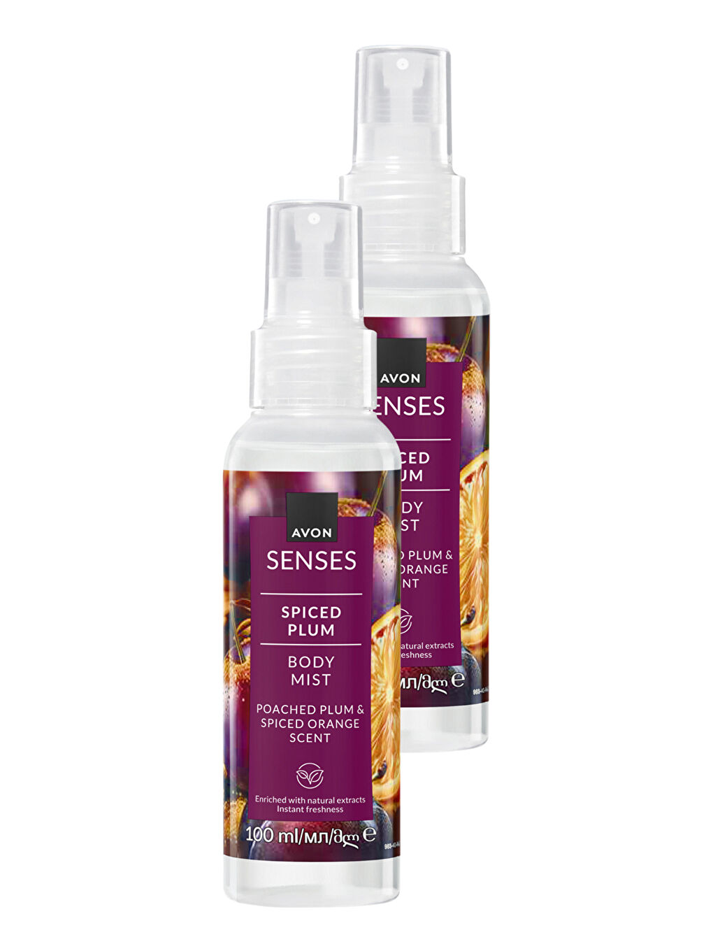 Spiced Plum Baharatlı Erik ve Portakal Kokulu Vücut Spreyi 100 Ml. İkili Paket