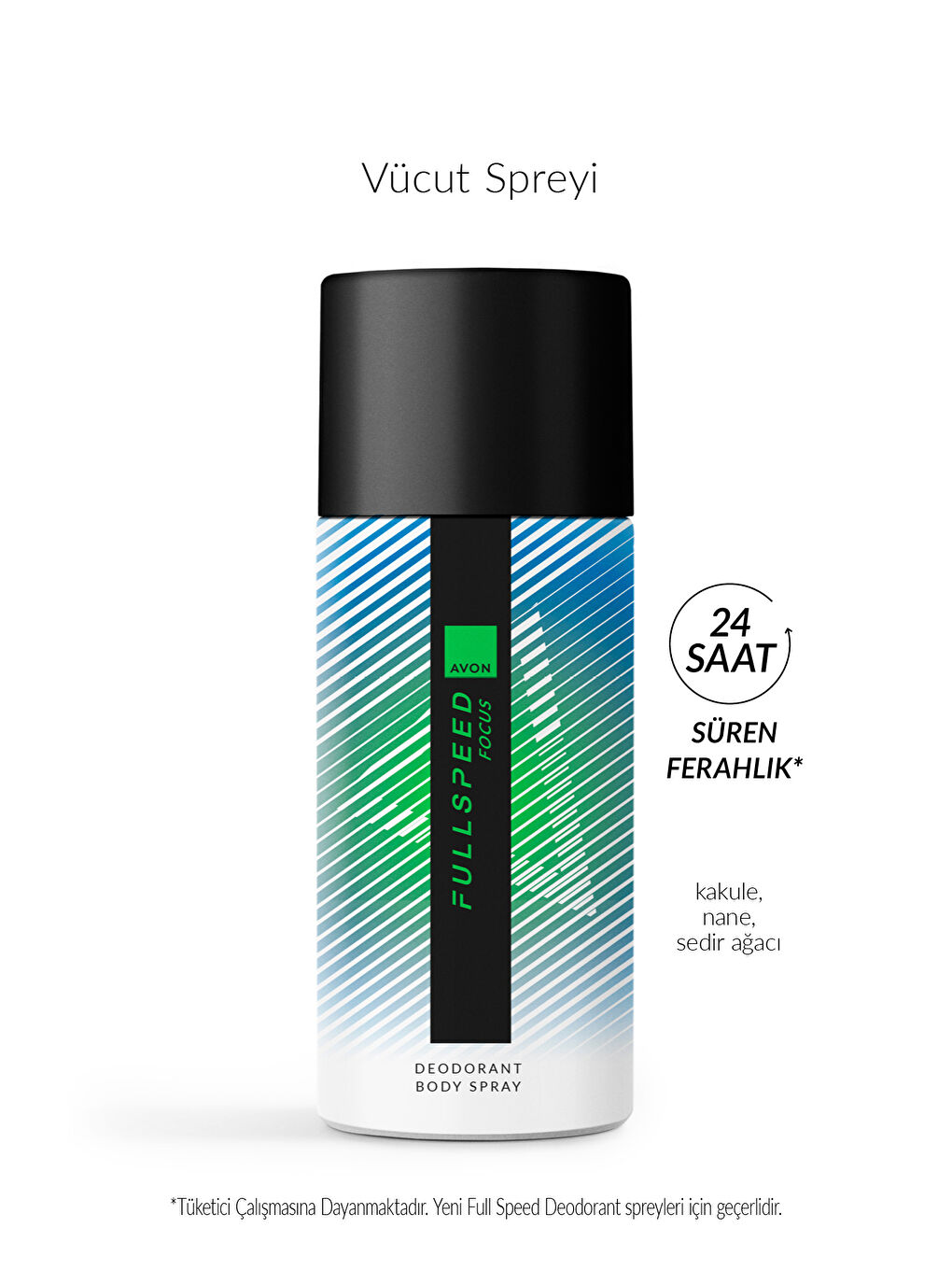 Full Speed Focus Erkek Sprey Deodorant 150 Ml. İkili Paket-1