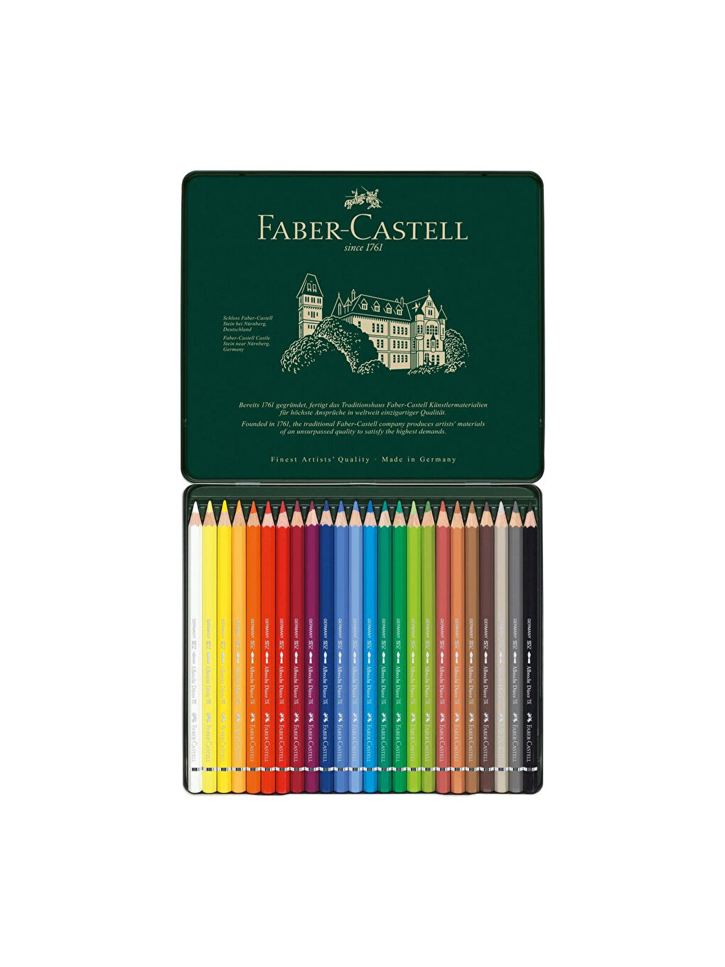 Albercht Dürer Aquarell 24'lü Boya Kalemi,Suda Çözünür,Canlı Renkler, Yüksek Pigmentli-1