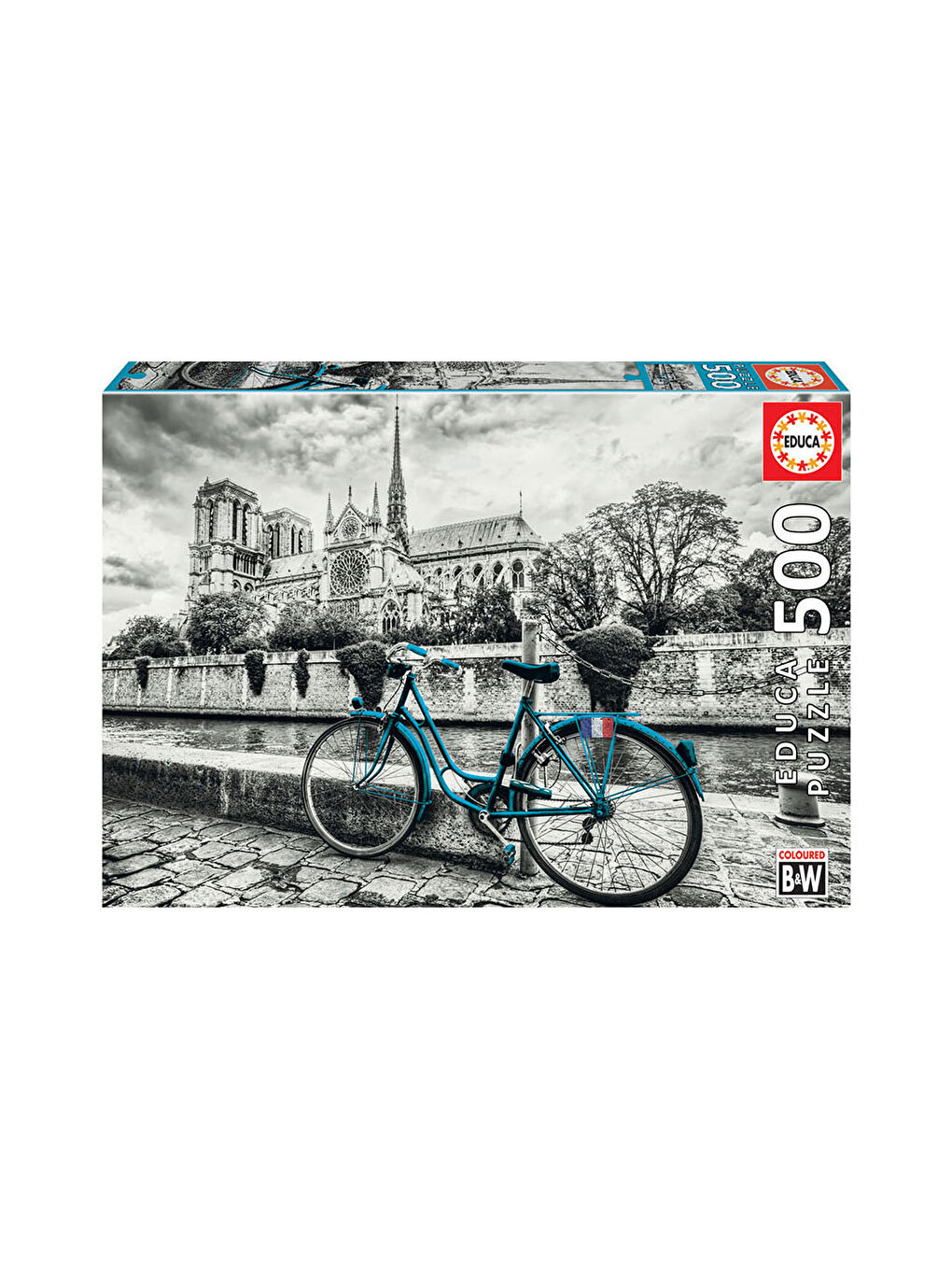 Puzzle 500 Parça Notre Dame'daki Bisiklet 18482
