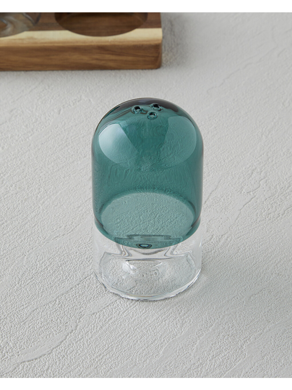 Octaviana Akasya-cam 2'li Tuzluk - Biberlik 4,5x8cm Yeşil-2