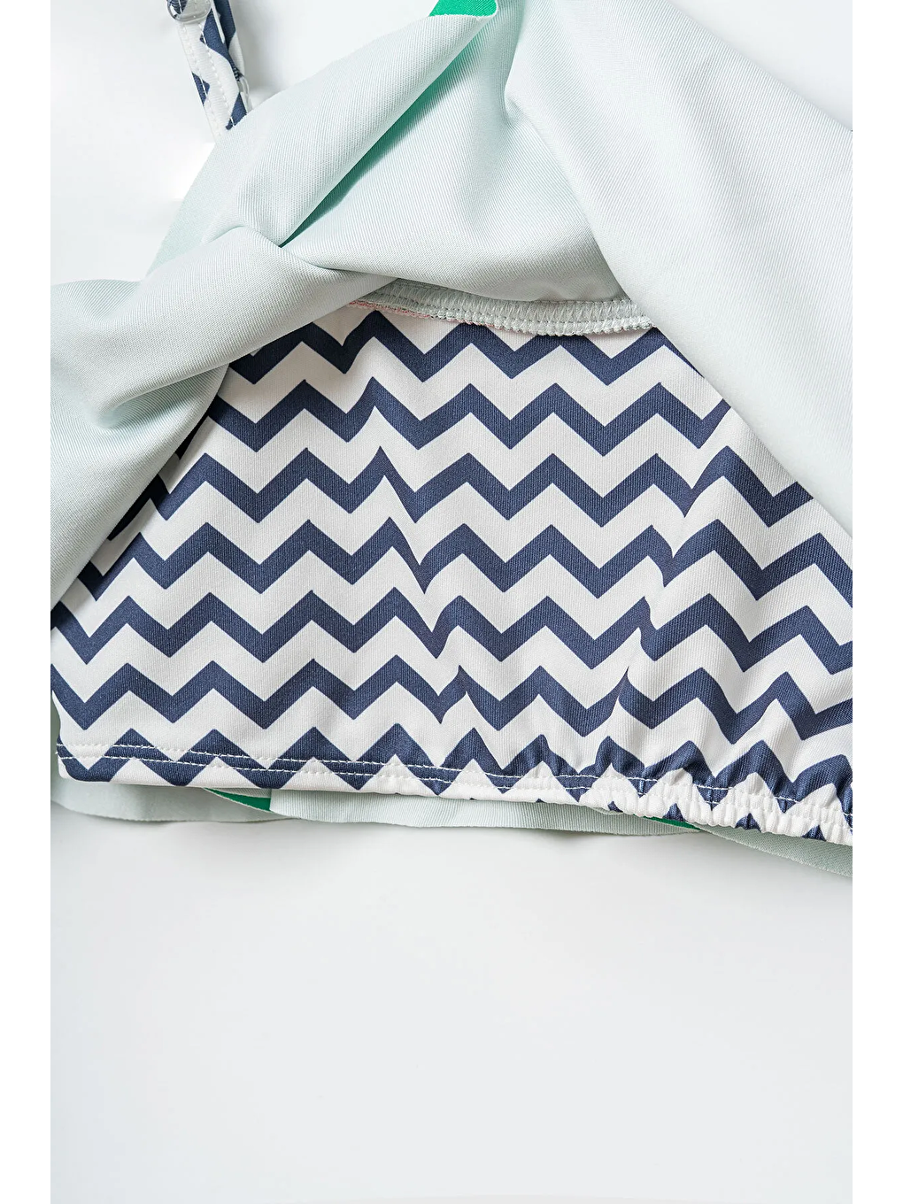 Kırmızı Kız Çocuk Karpuz Desenli Mayo Bikini Takım-4