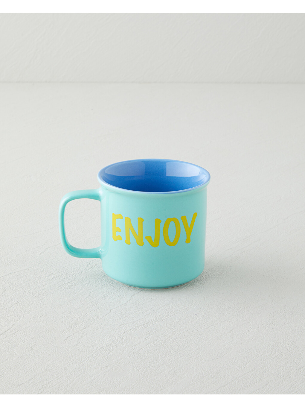 Cheer And Enjoy Seramik Kupa 315 Ml Yeşil-1