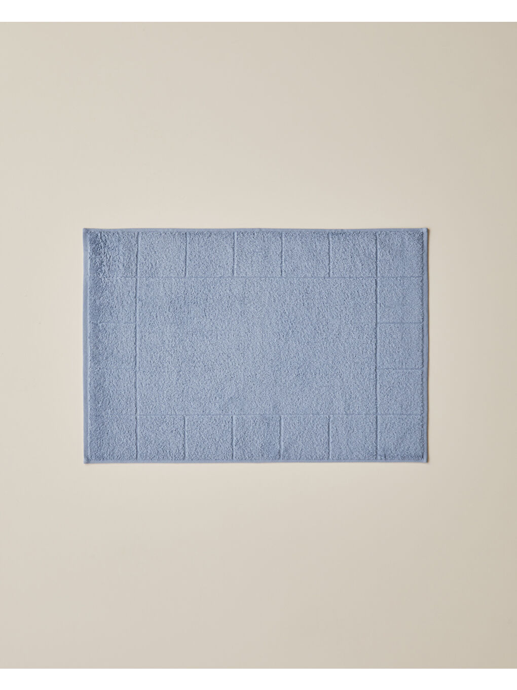 Chequer Pamuk Ayak Havlusu 50x70 cm Mavi