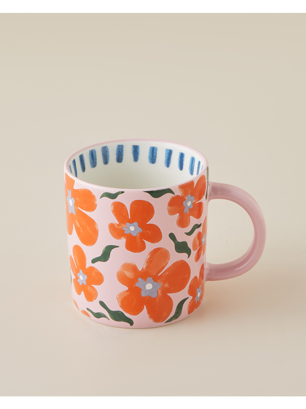 Beyaz Bright Bliss New Bone China Kupa 370 Ml Renkli-1