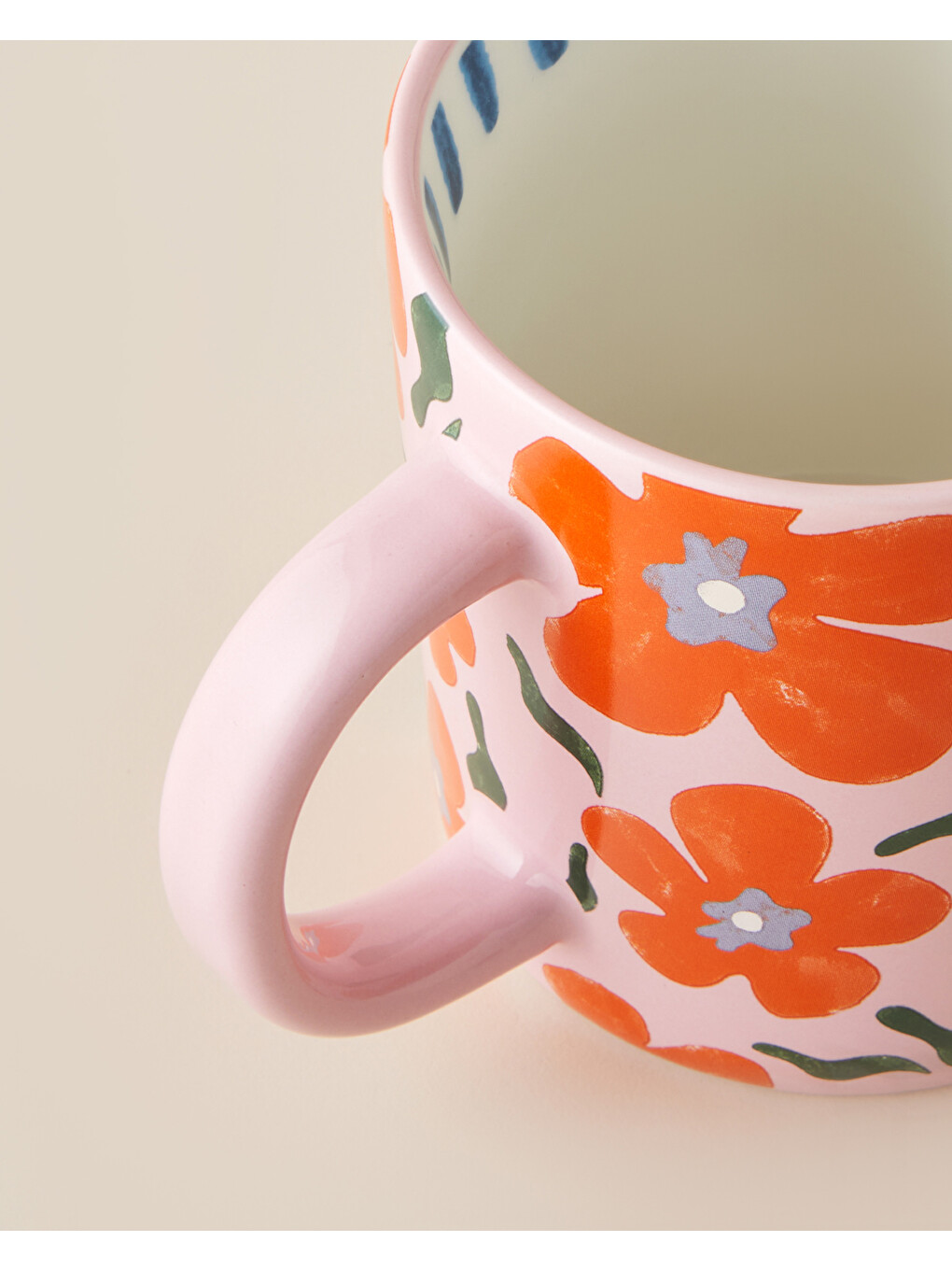 Beyaz Bright Bliss New Bone China Kupa 370 Ml Renkli-2