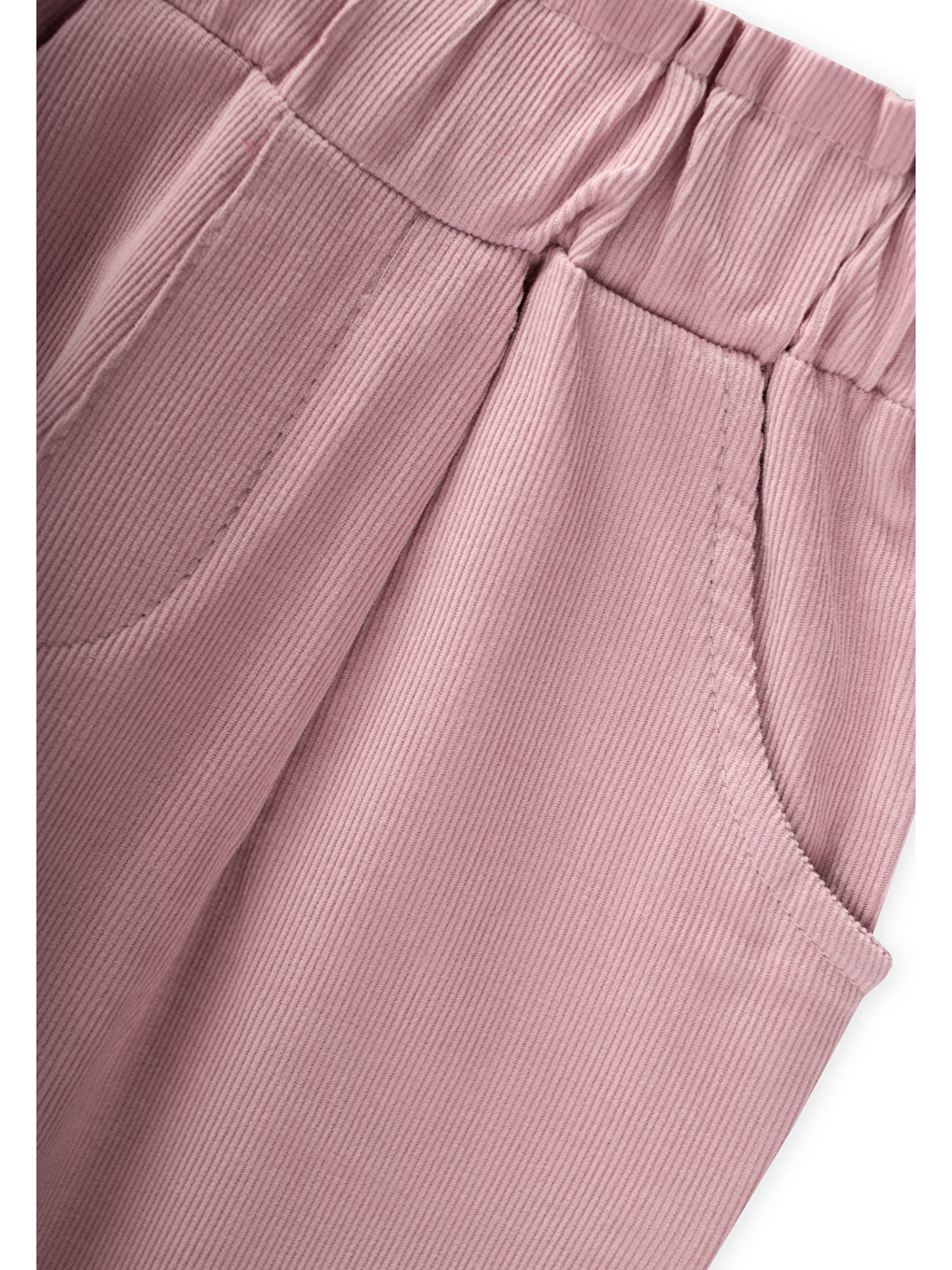 Mor Kadife Boyfriend Pantolon 1-8 Yaş Leylak-2