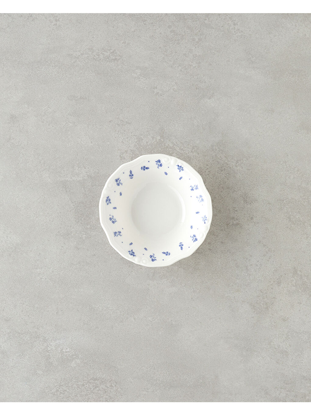 Belleza Porselen Yemek Takımı 24 Parça 6 Kişilik Mavi-Beyaz-6