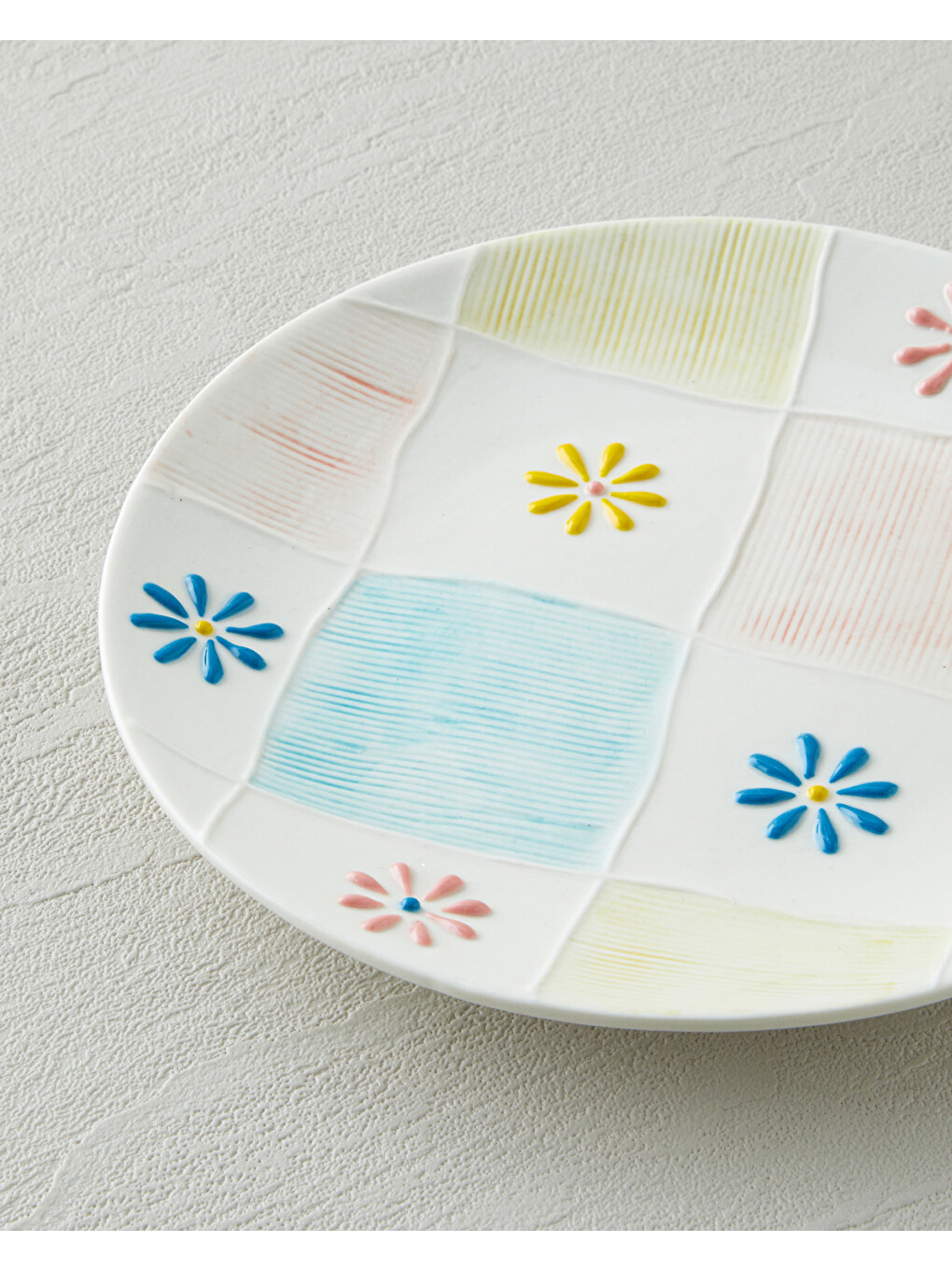 Beyaz Patchie Stoneware Pasta Tabağı 17,5 Cm Renkli-1