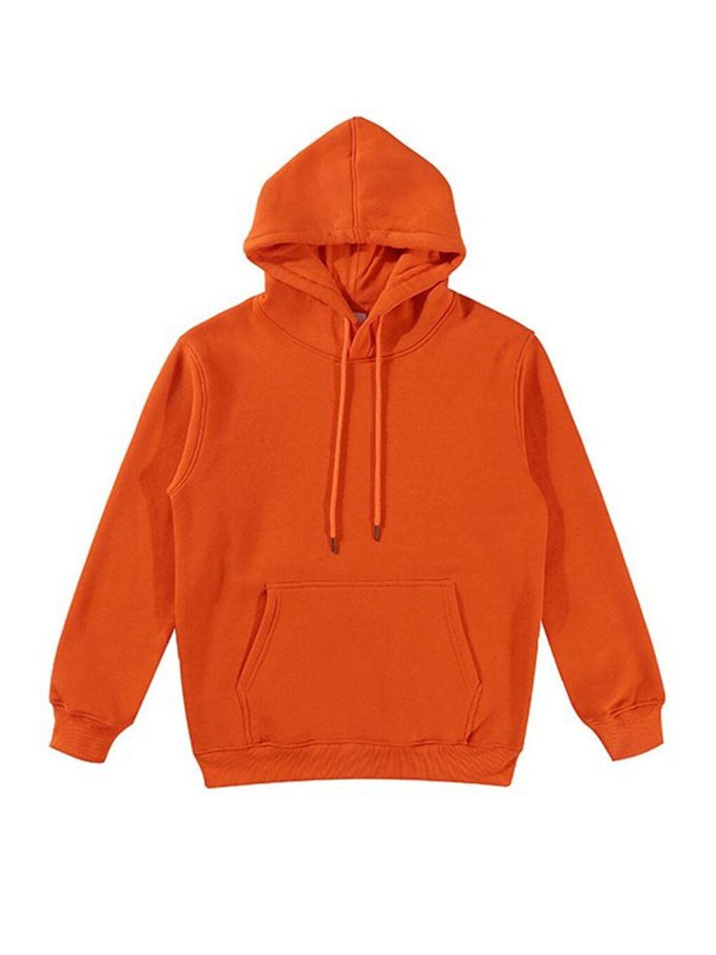 Turuncu Relaxed Regular Kapüşonlu Sweatshirt