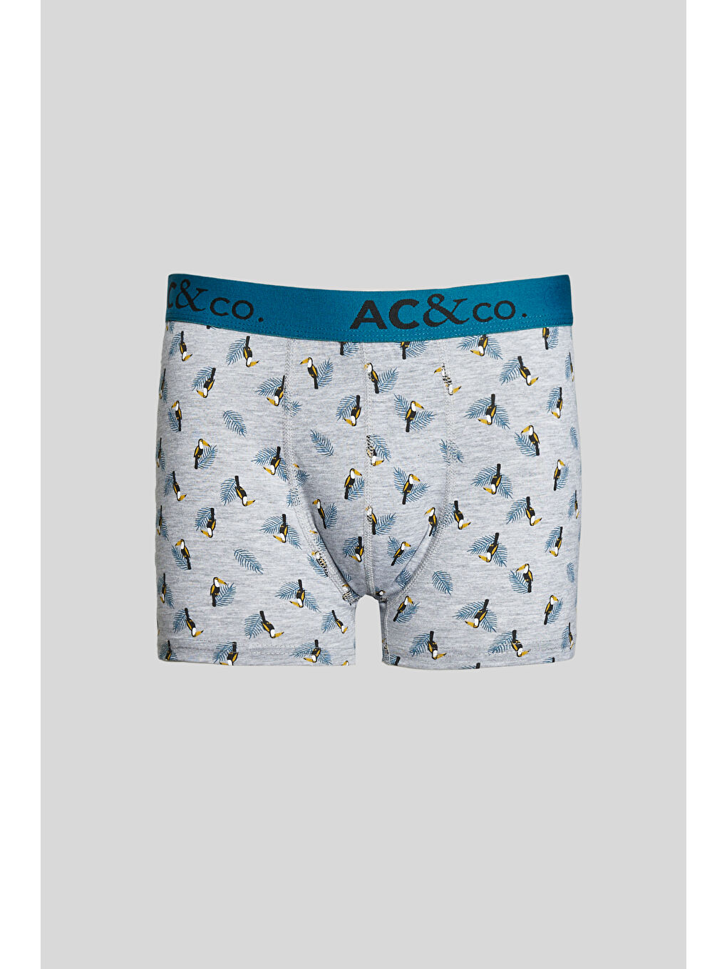 Erkek Siyah-Yeşil 3'lü Boxer Paketi-1