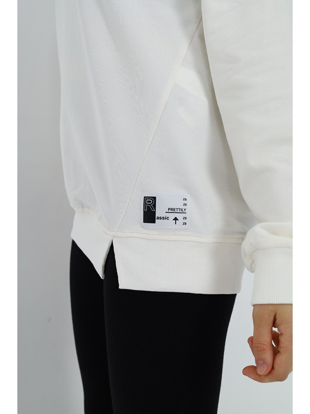 Ekru Kız Çocuk Sweatshirt-4