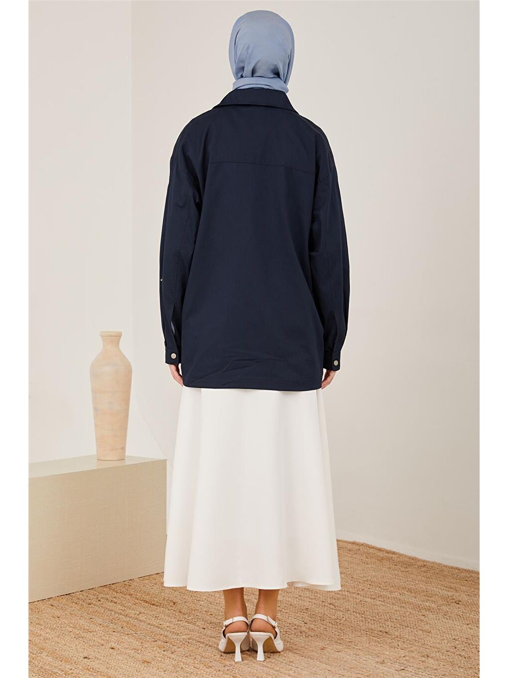 Lacivert Gabardin Ceket 23Y5803-3