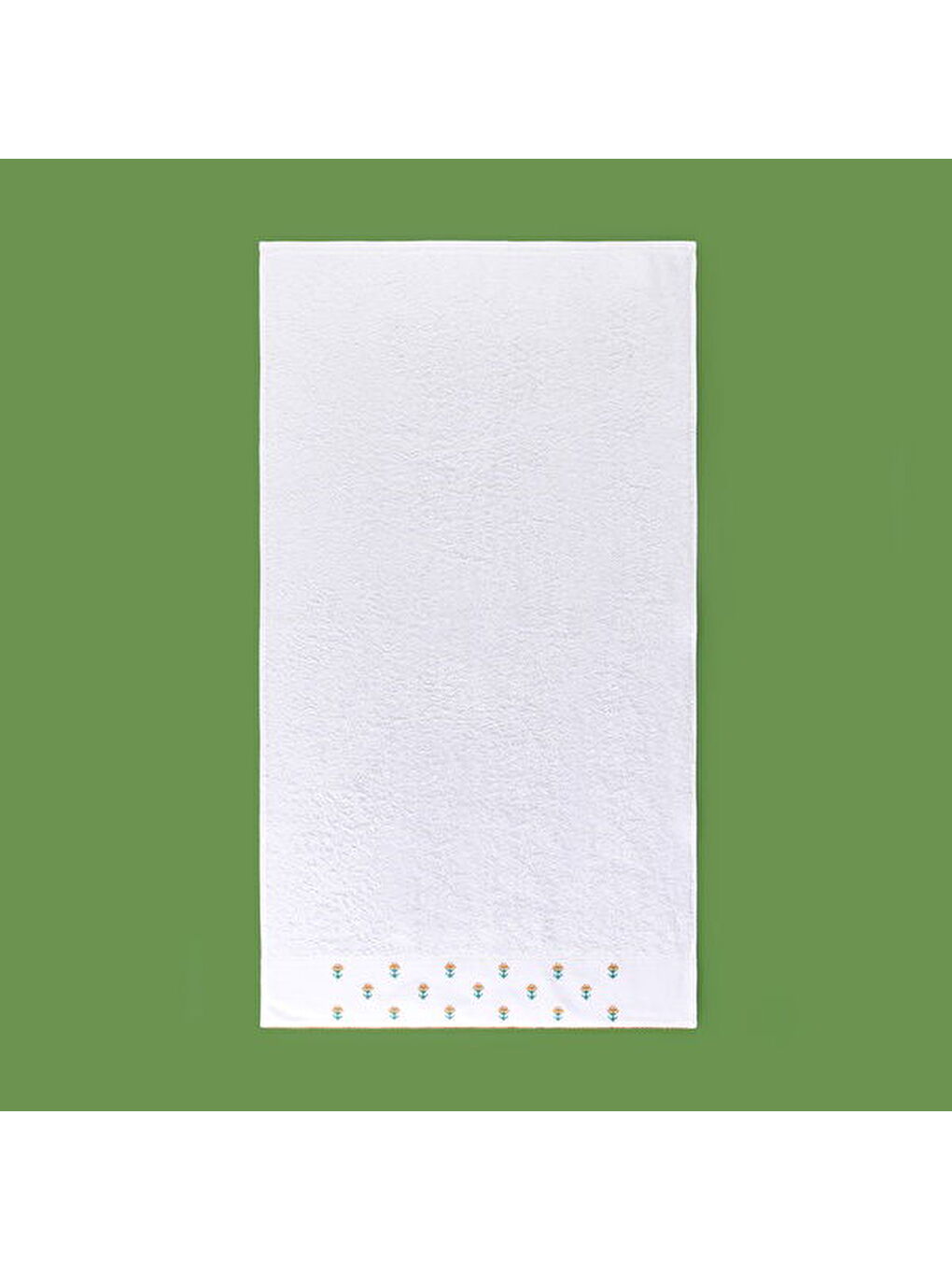 Lila Soft Urban Delight Braga Yüz Havlusu - Ekru / Hardal - 50x90 cm-2