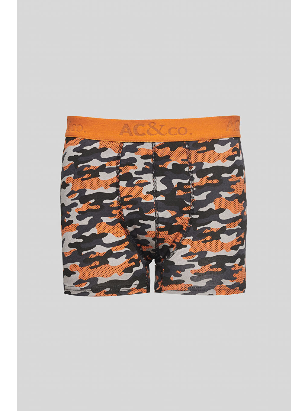 Erkek Siyah-Turuncu 3'lü Boxer Paketi-1