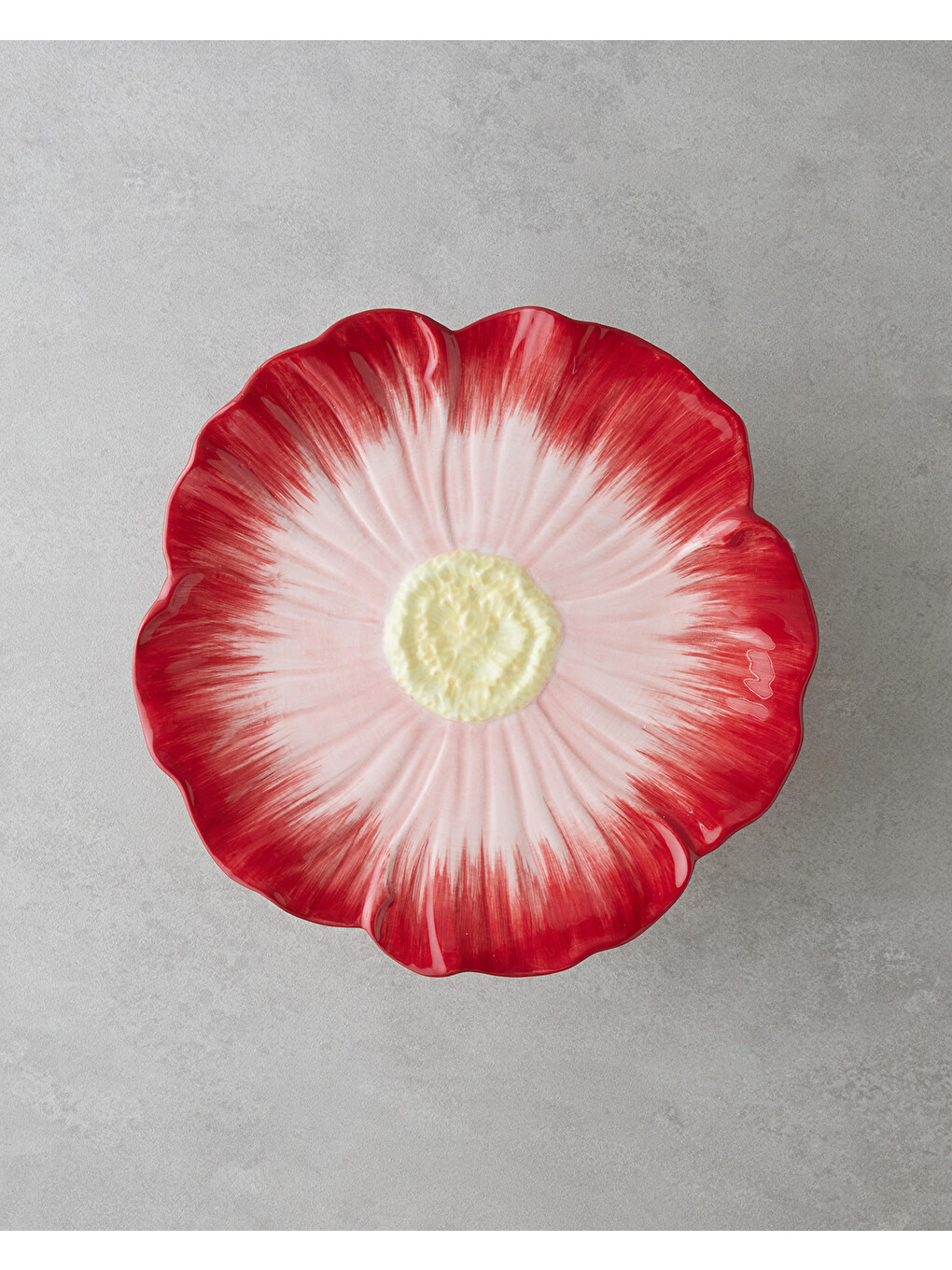 Flowerella Dolomite Kek Standı 26 Cm Kırmızı-pembe-1