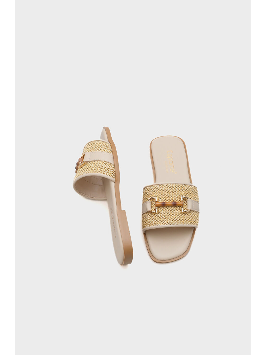 Bej Laila Kadın Terlik-4