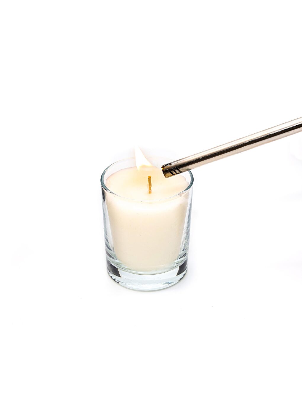 Ekru Ahşap Fitilli Çıtırtılı (Crackling) Palo Santo Vegan Refil Mum 130 gr