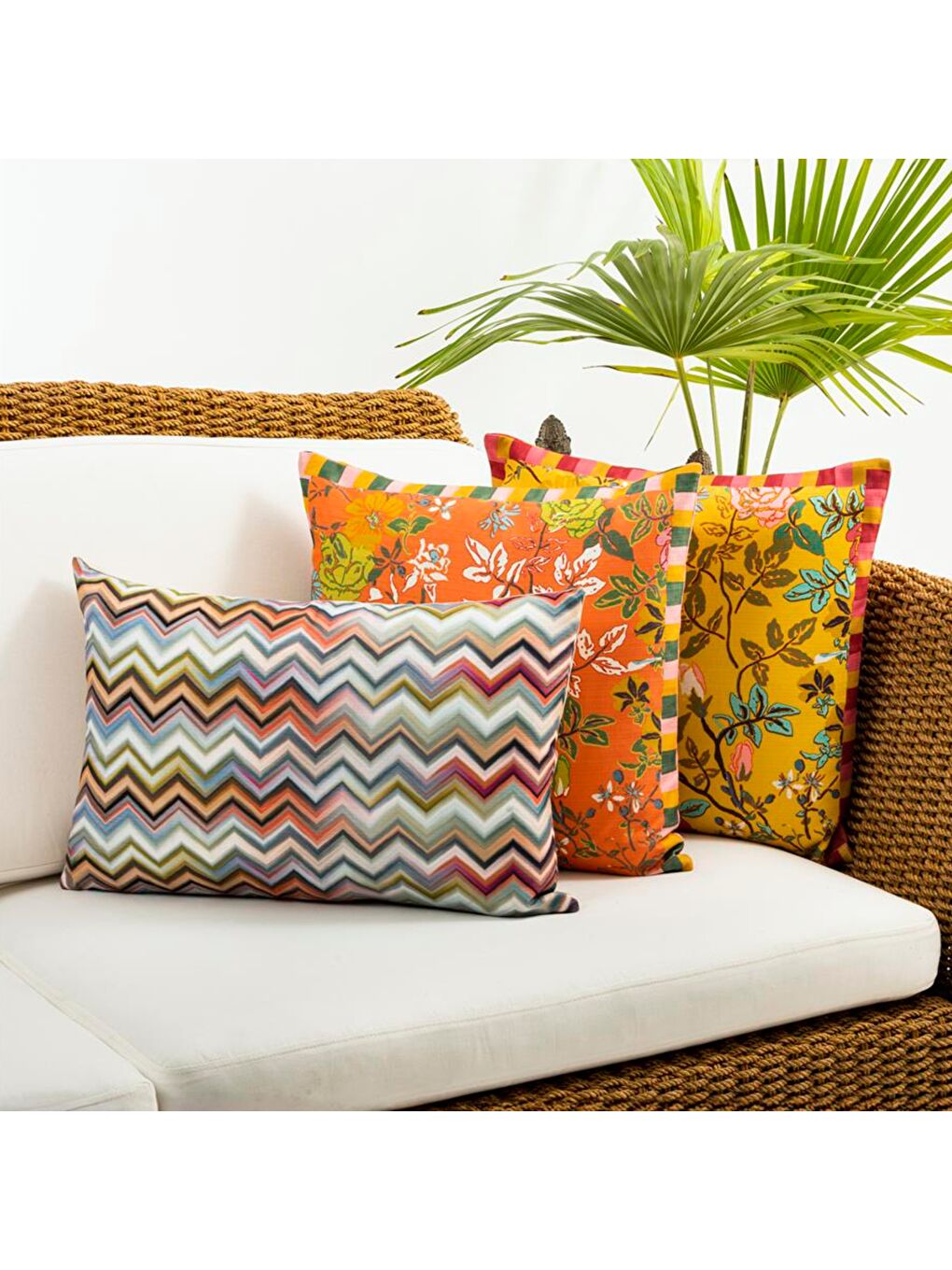 Karışık Soft Buay Kırlent - Renkli - 40x60 cm-2