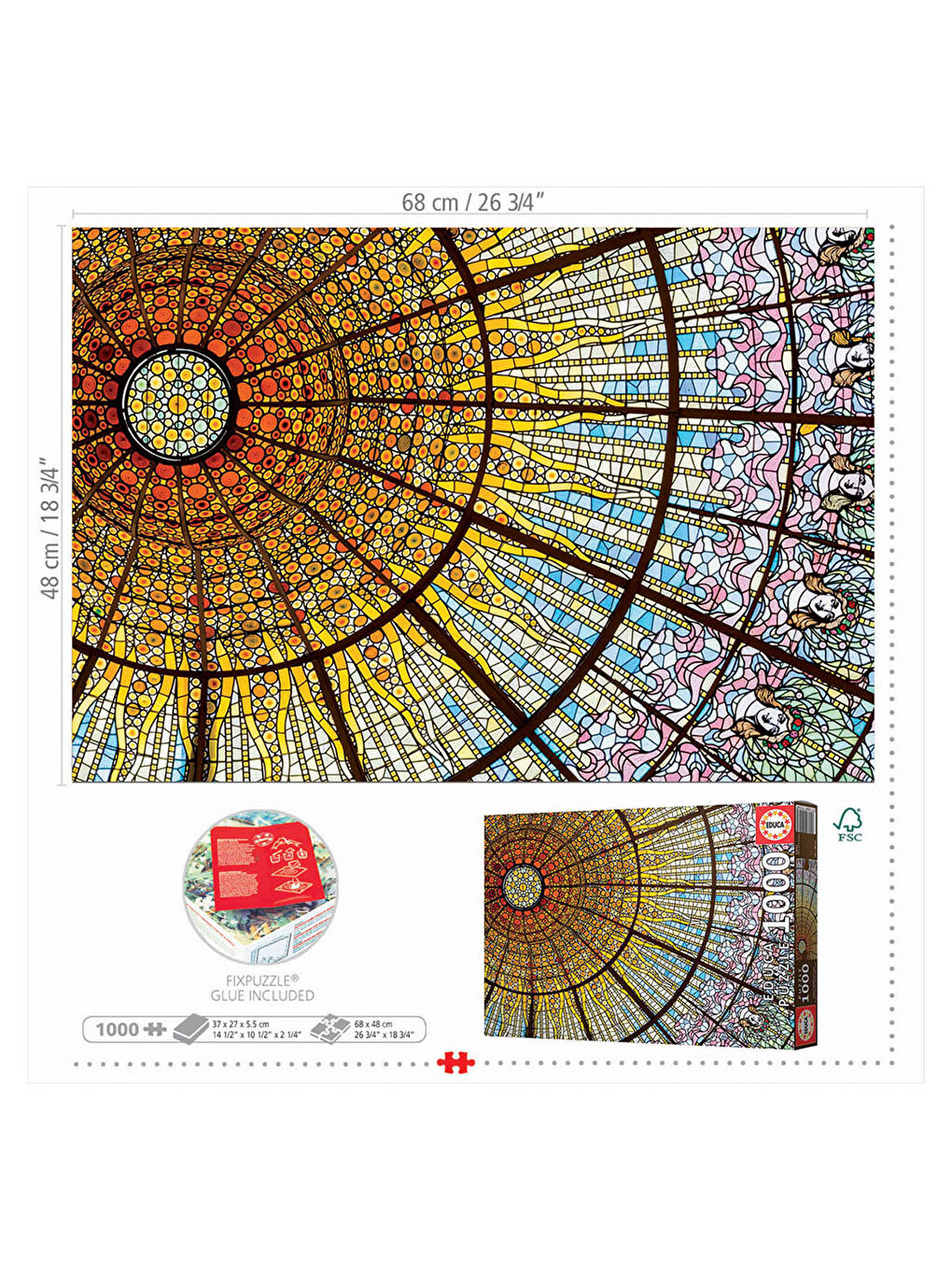 Puzzle 1000 Parça Müzik Sarayı 19256-1