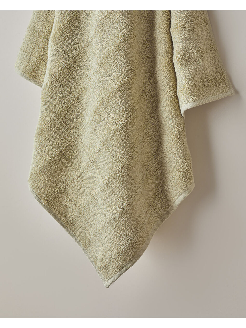 Bubble Pamuk Banyo Havlusu 70x140 cm Açık Yeşil-1