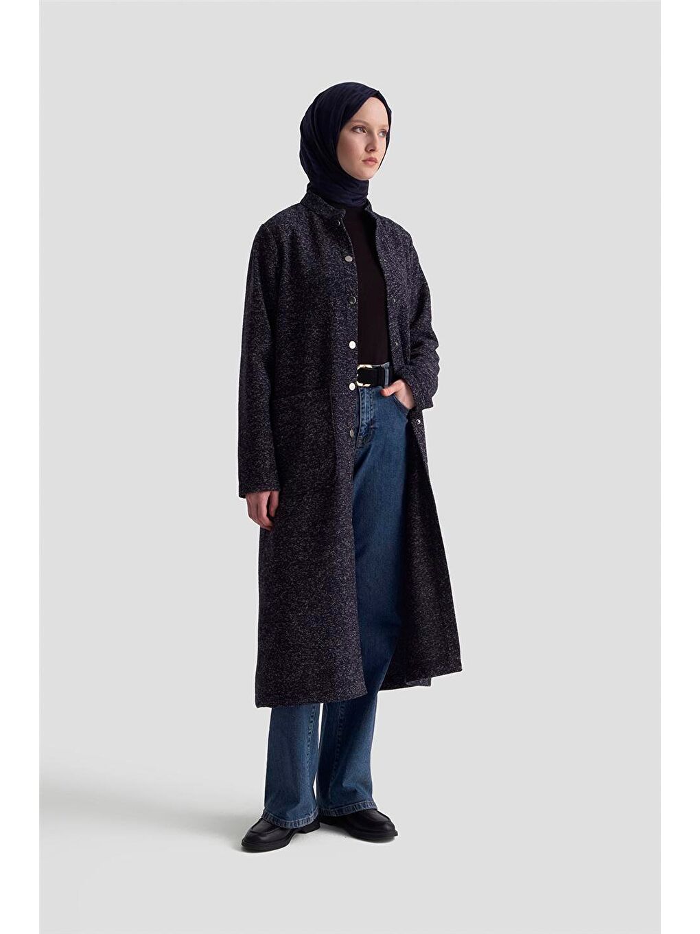 Melanjlı Örme Kap 25Kd1123 Lacivert