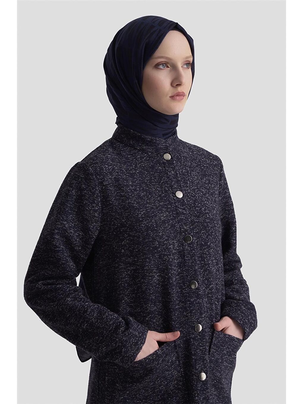 Melanjlı Örme Kap 25Kd1123 Lacivert-2