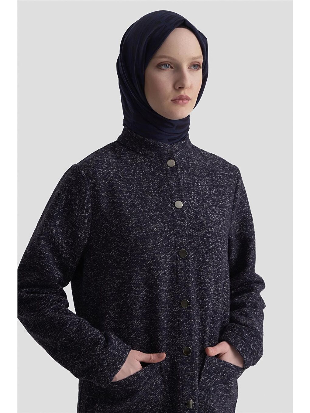 Melanjlı Örme Kap 25Kd1123 Lacivert-3