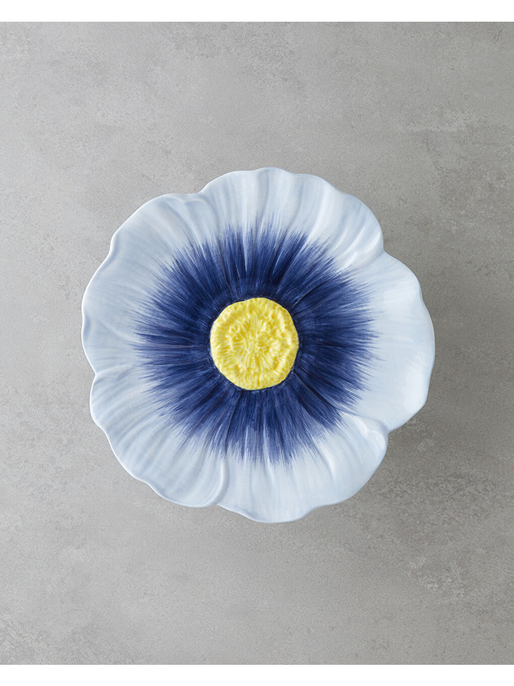 Flowerella Dolomite Kek Standı 26 Cm Mavi-1