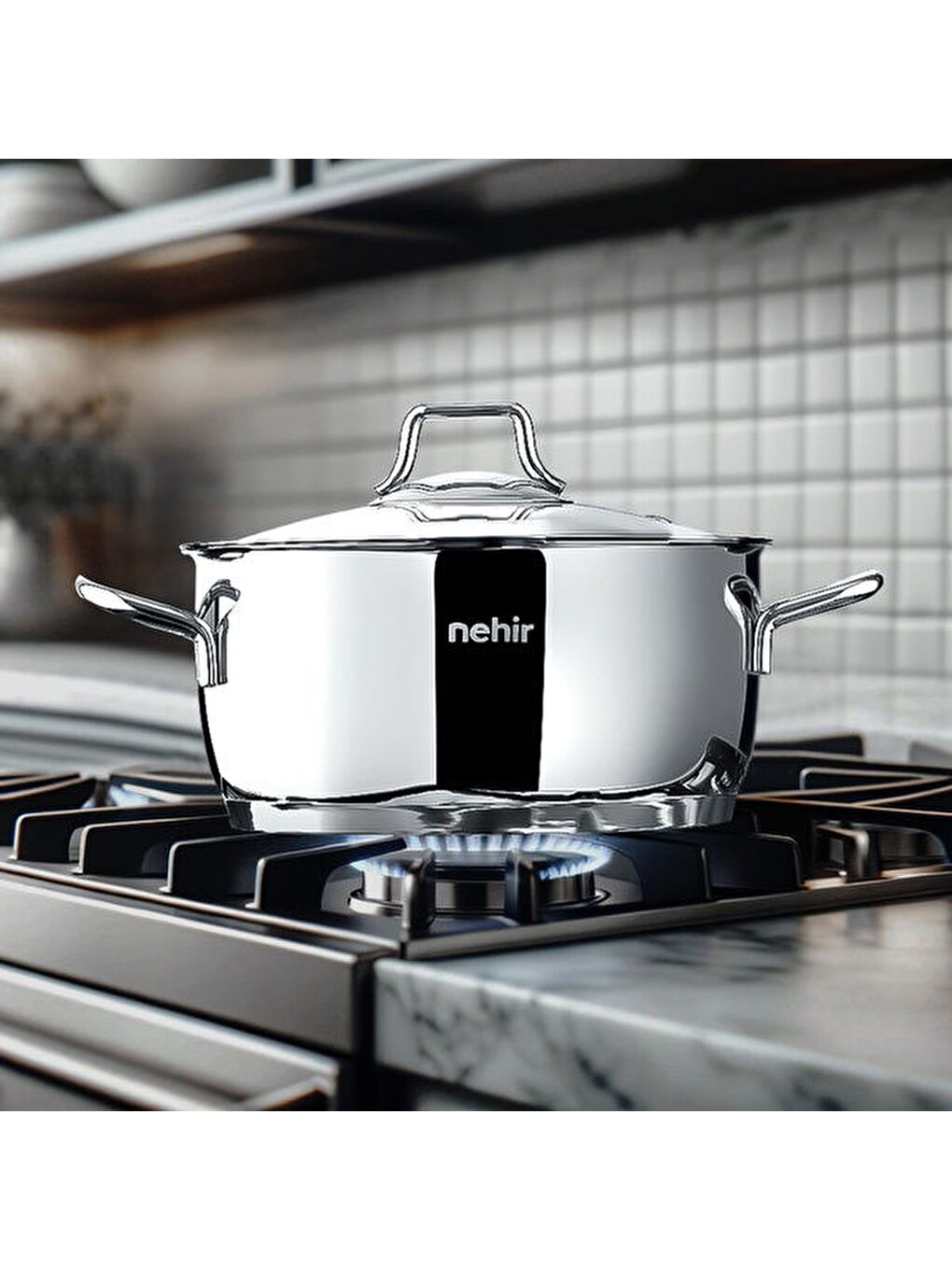 Silver Klasik 8 Parça Çelik Tencere Seti - Gri-5