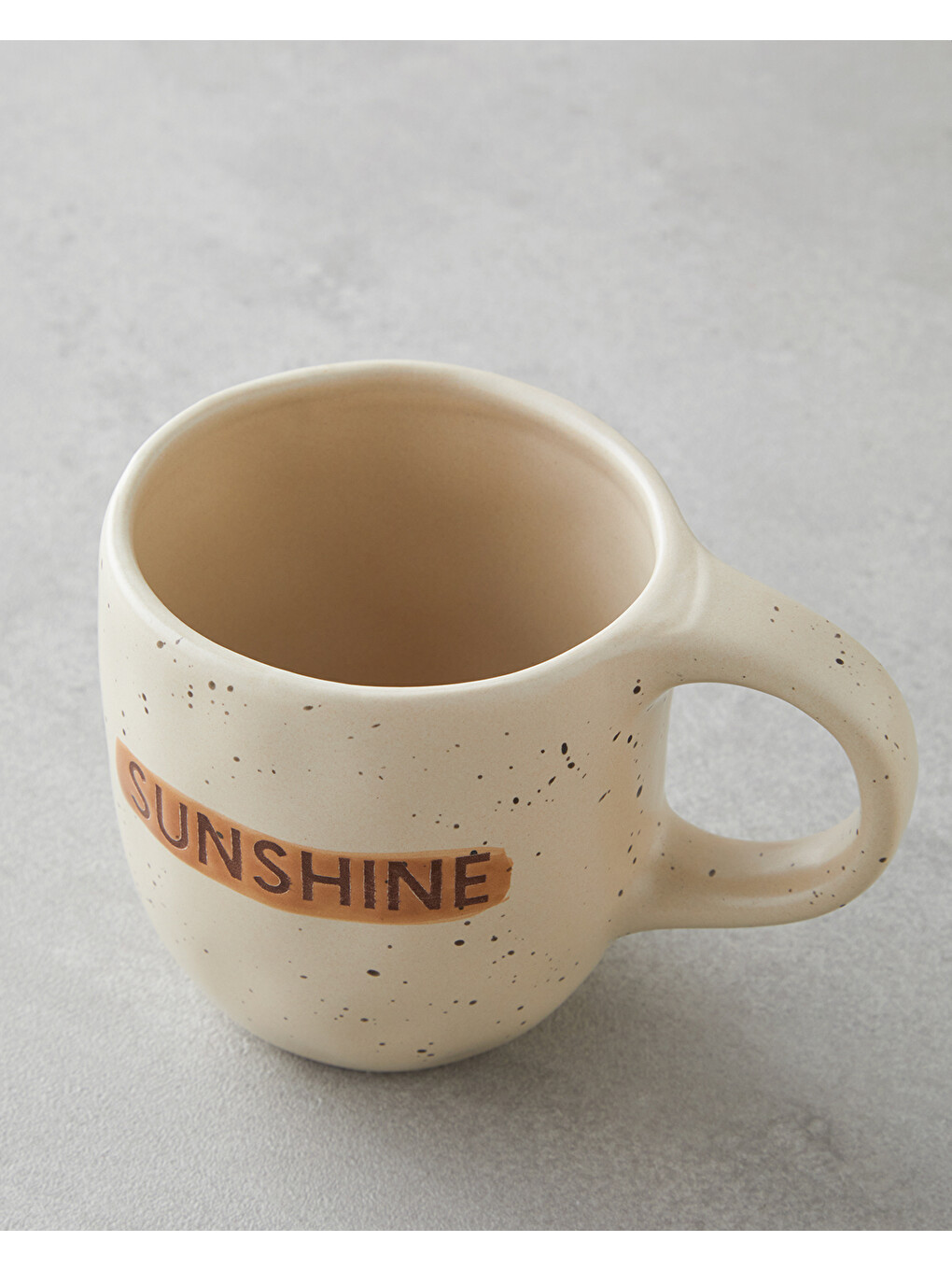 Sunshine Stoneware Kupa 395 Ml Açık Kahverengi-1
