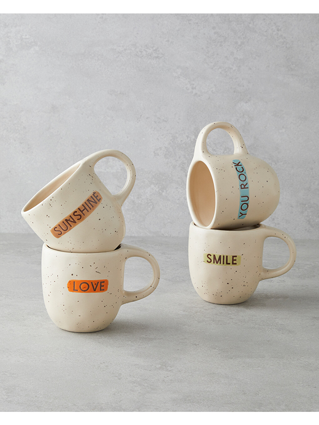 Sunshine Stoneware Kupa 395 Ml Açık Kahverengi-2