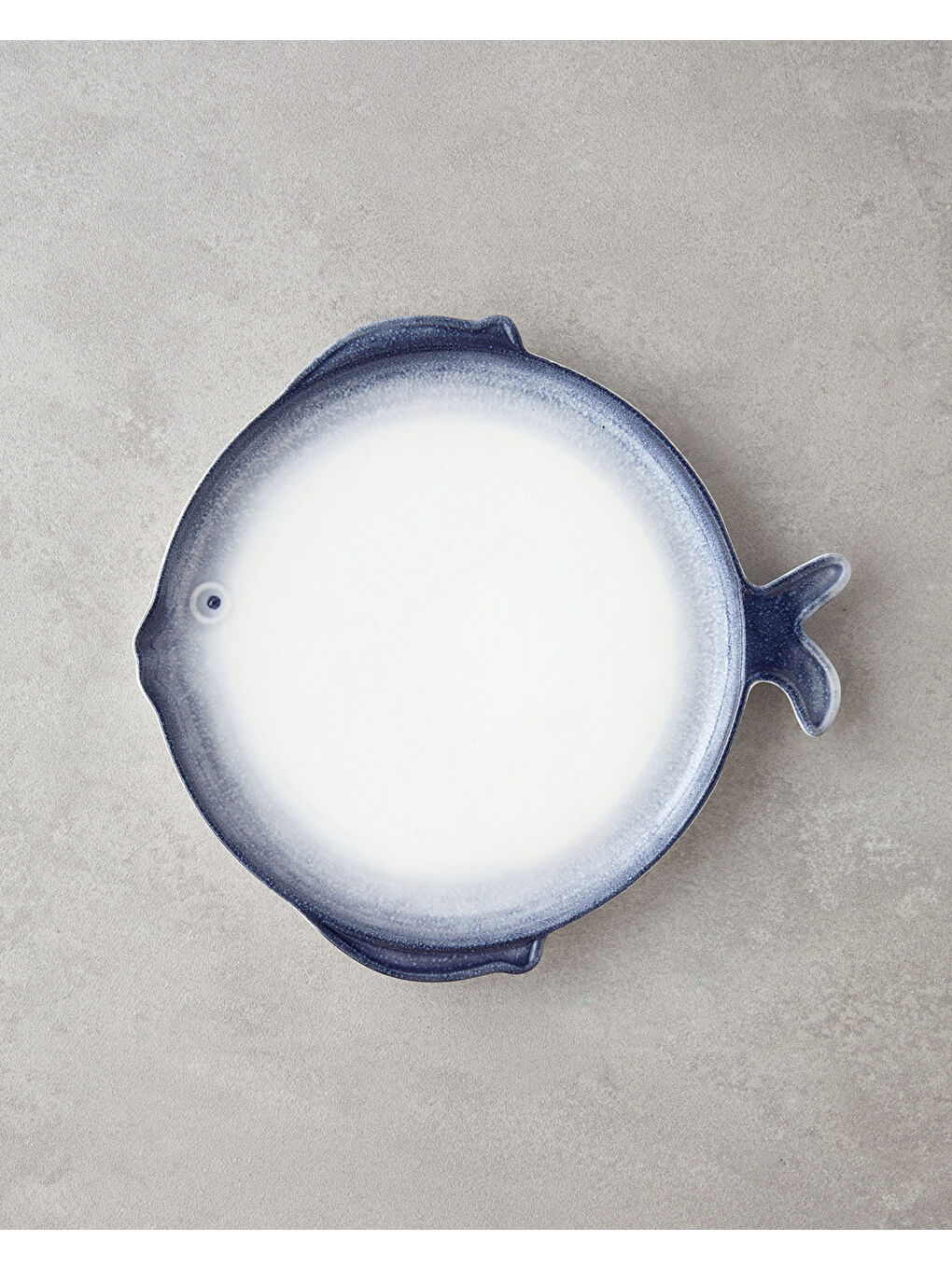 Marinova Porselen Pasta Tabağı 23 cm Mavi-Beyaz