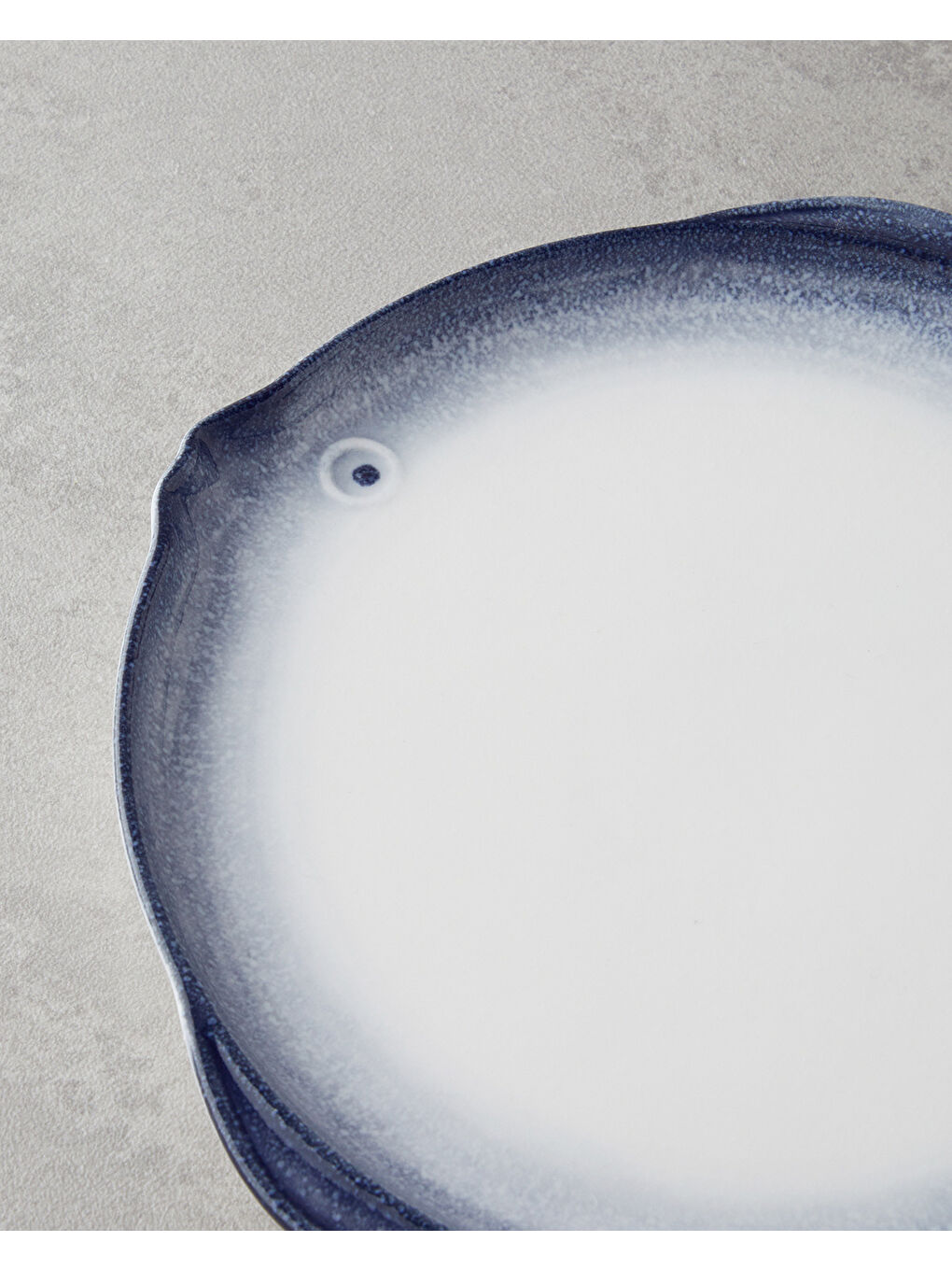 Marinova Porselen Pasta Tabağı 23 cm Mavi-Beyaz-2