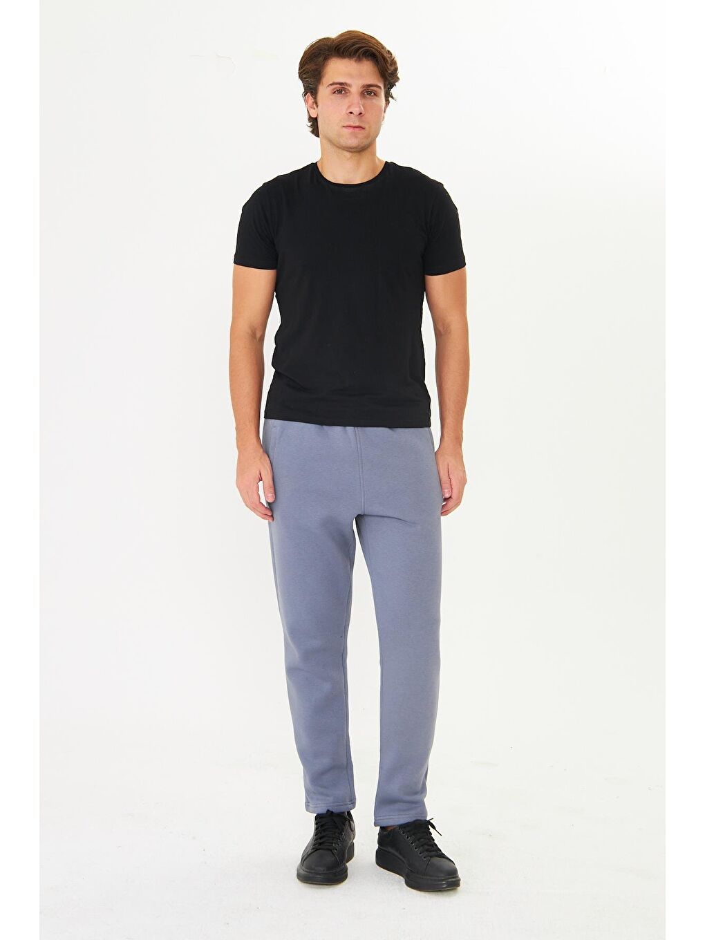 Erkek Kışlık 3 İplik Eşofman Altı A.İndigo 201302-İ-2