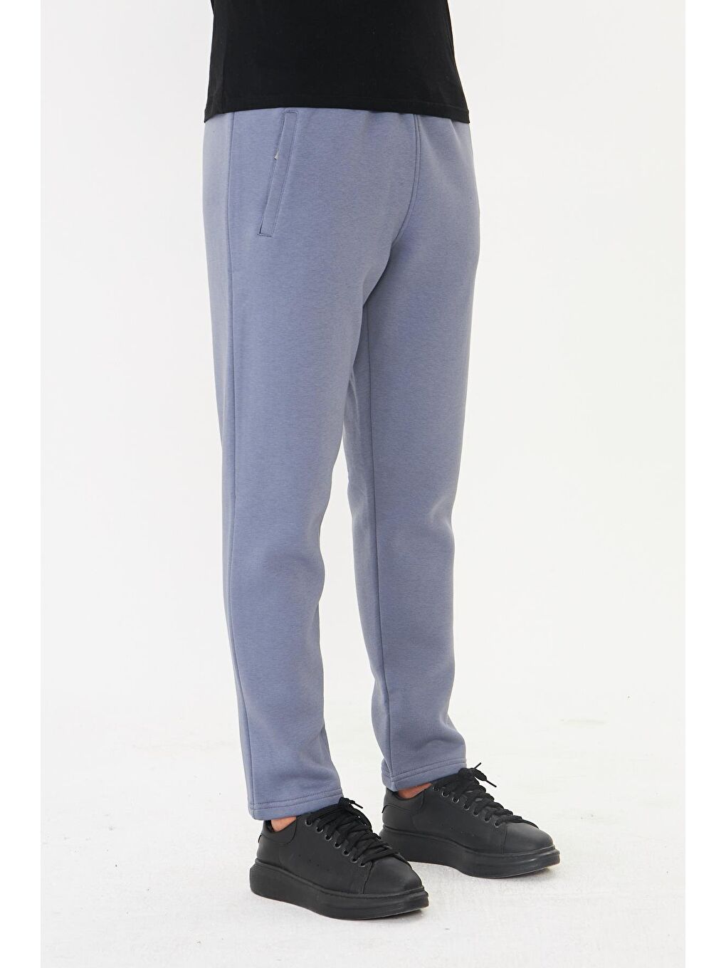 Erkek Kışlık 3 İplik Eşofman Altı A.İndigo 201302-İ-4