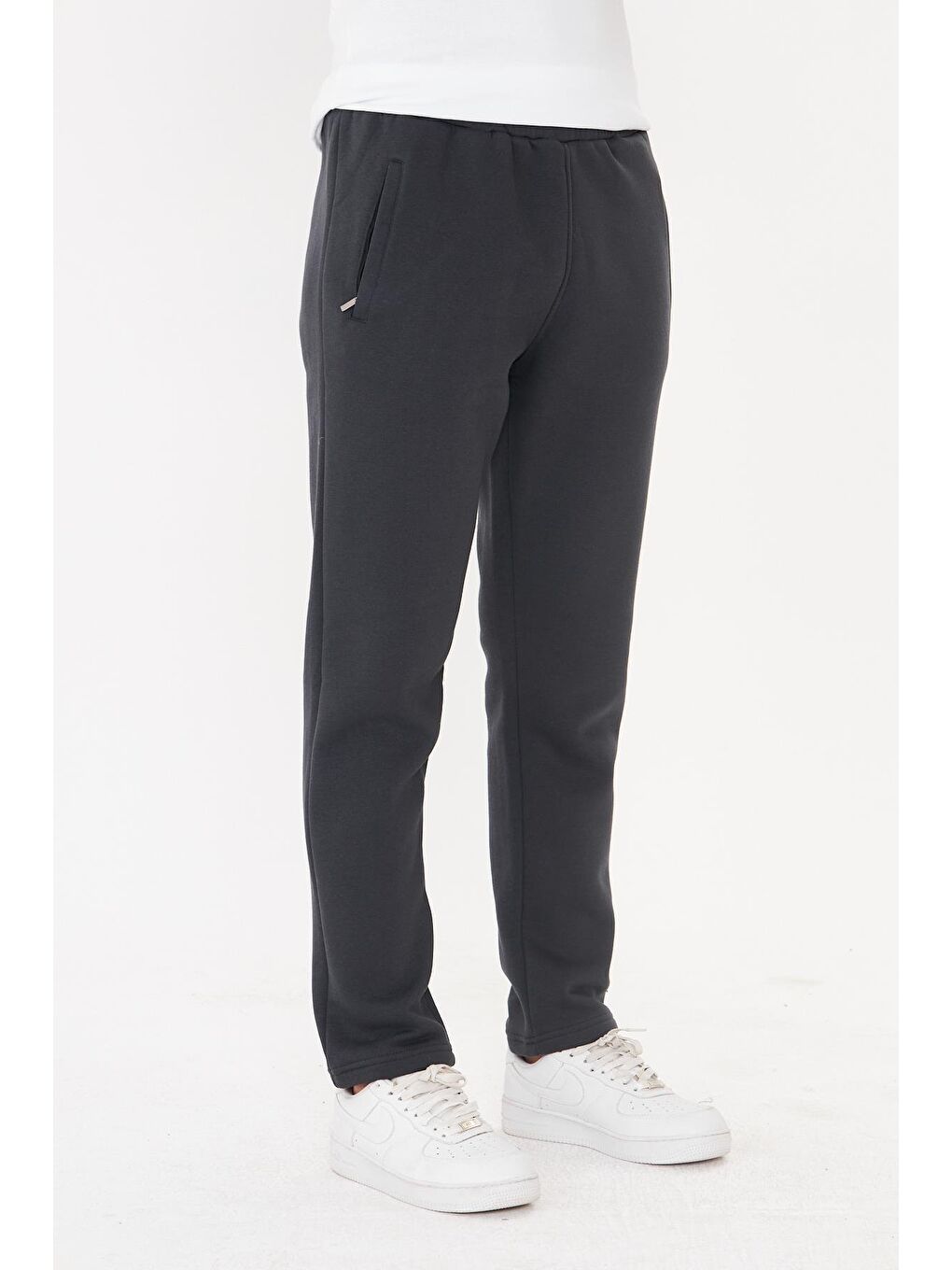 Erkek Kışlık 3 İplik Eşofman Altı Antrasit 201302-A-4