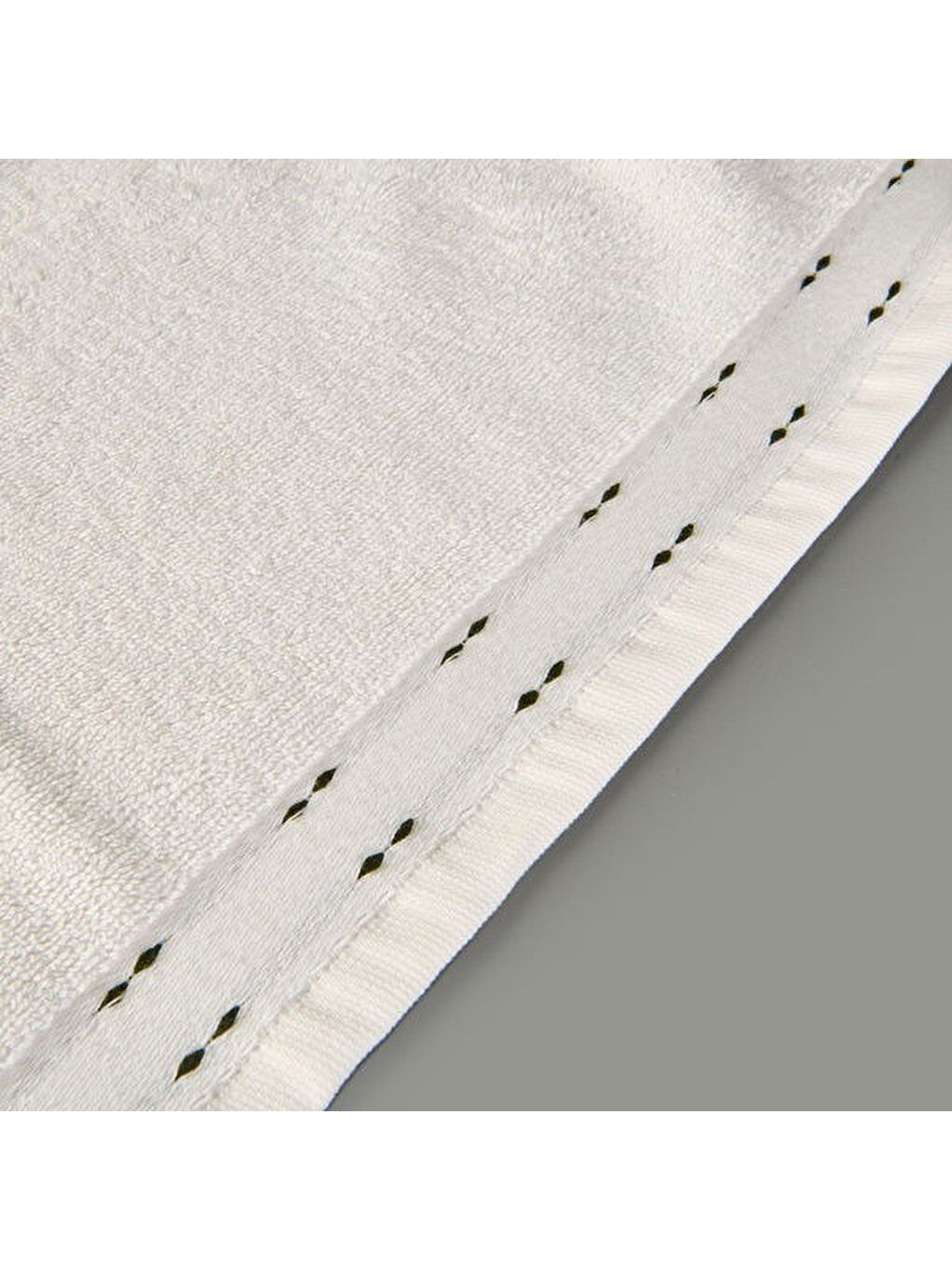 Lila Soft Tiny Yüz Havlusu - Ekru / Yeşil - 50x90 cm-2