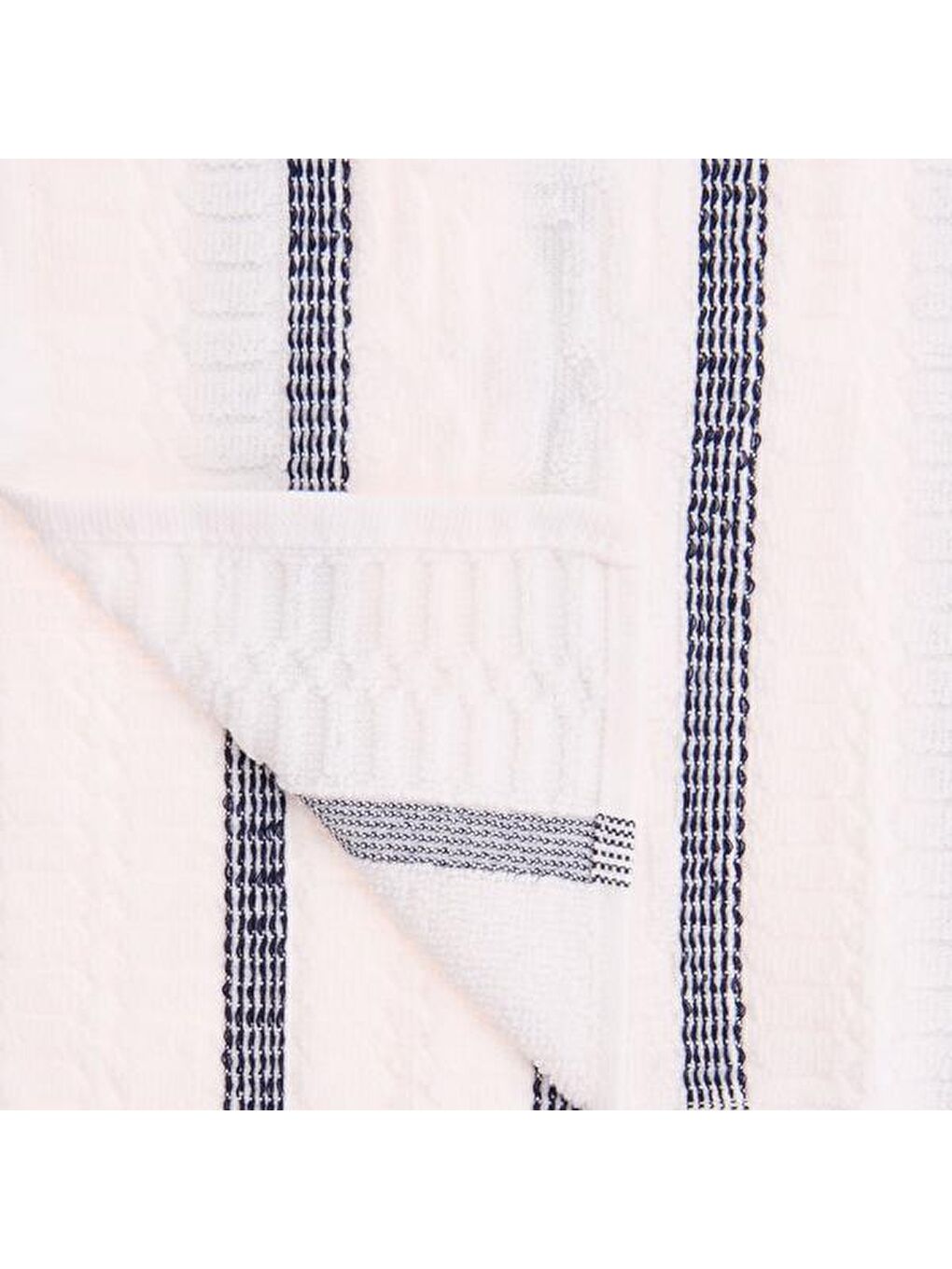 Soft Emma 2'li Havlu Seti - Beyaz - 30x30 cm-2