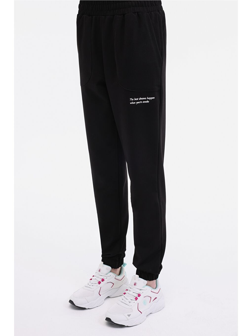 WB ANNA 22CT1170 5FX Siyah Kadın Eşofman Altı