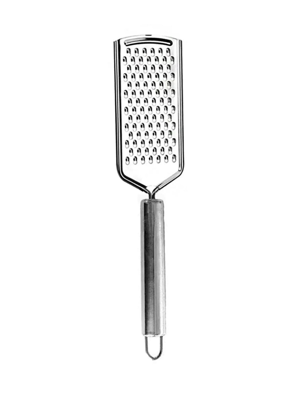 Gri Orta Boy Delikli Pizza Tepsisi 32 cm x 2 Adet Çift Başlı Pizza Ruleti ve Çelik Peynir Rendesi-2