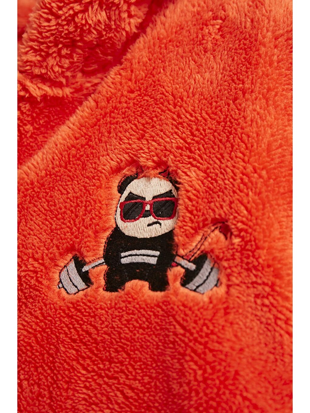 Bad Bear Turuncu Plunger Plush Kids Turuncu Fermuarlı Kapüşonlu Pelüş Çocuk Sweatshirt - 2