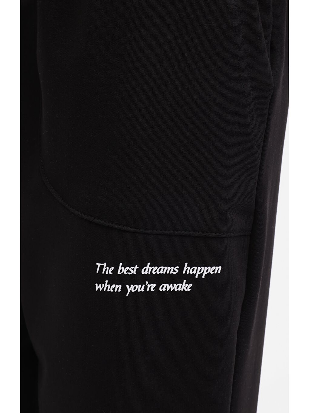 WB ANNA 22CT1170 5FX Siyah Kadın Eşofman Altı-4