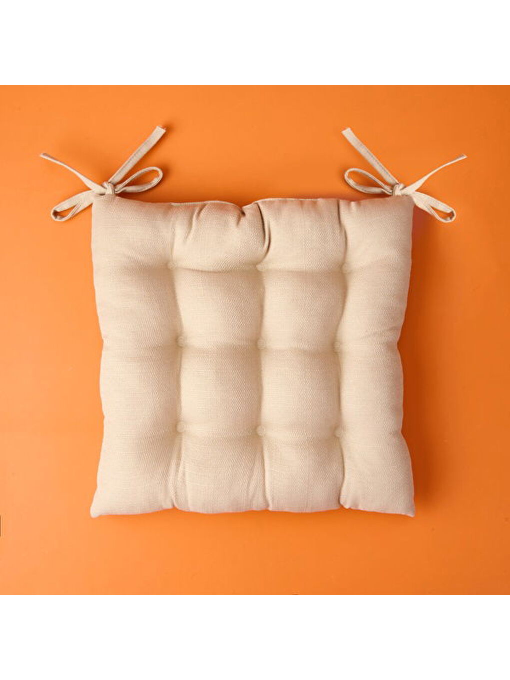 Soft Traum Sandalye Minderi - Bej - 40x40 cm-1