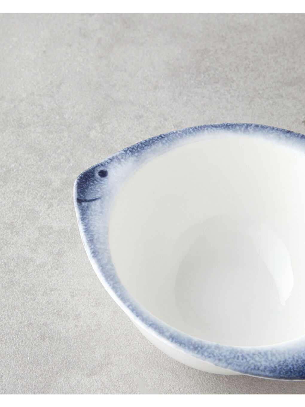 Marinova Porselen Çerezlik 13 cm Mavi-Beyaz-2