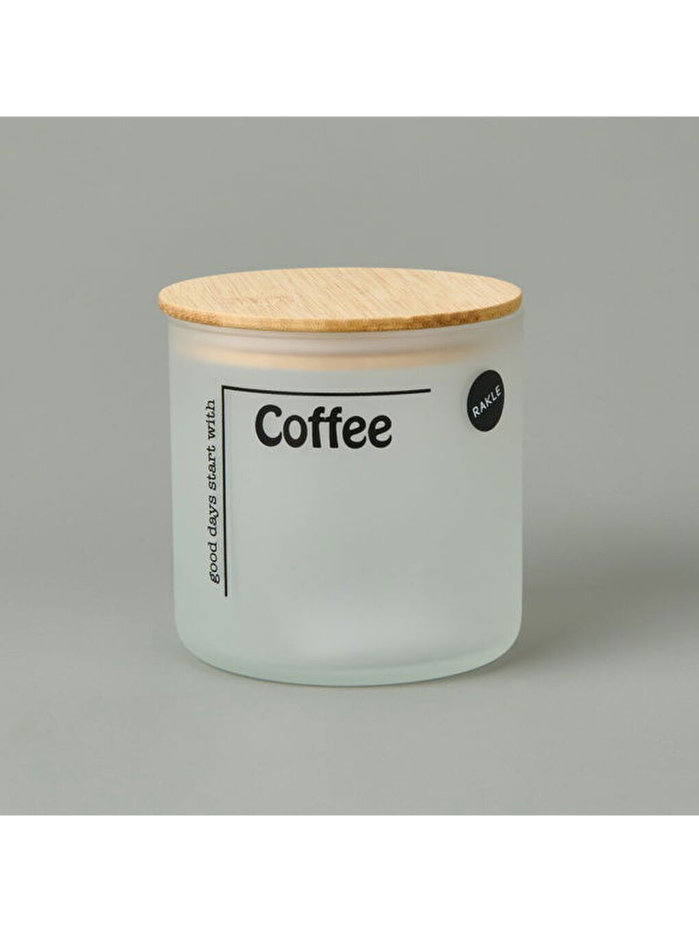 RAKLE Renksiz Daily Jar Coffee Kavanoz - Şeffaf - 600 ml