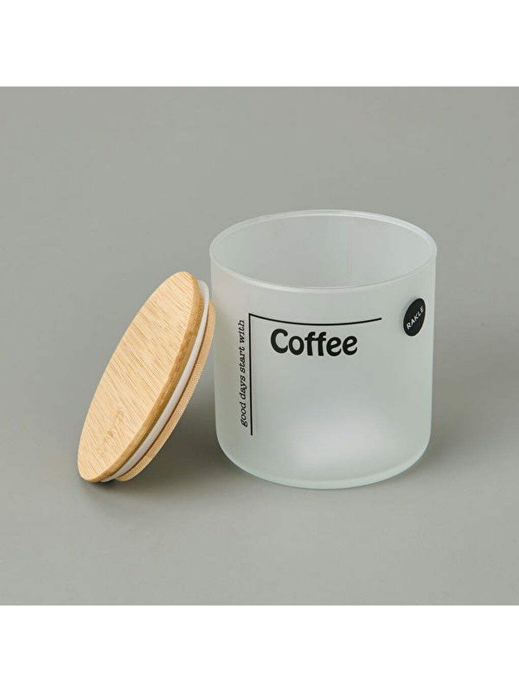 RAKLE Renksiz Daily Jar Coffee Kavanoz - Şeffaf - 600 ml - 1
